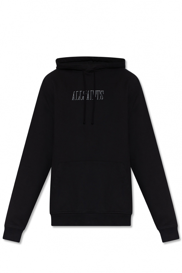 All saints black hoodie hotsell